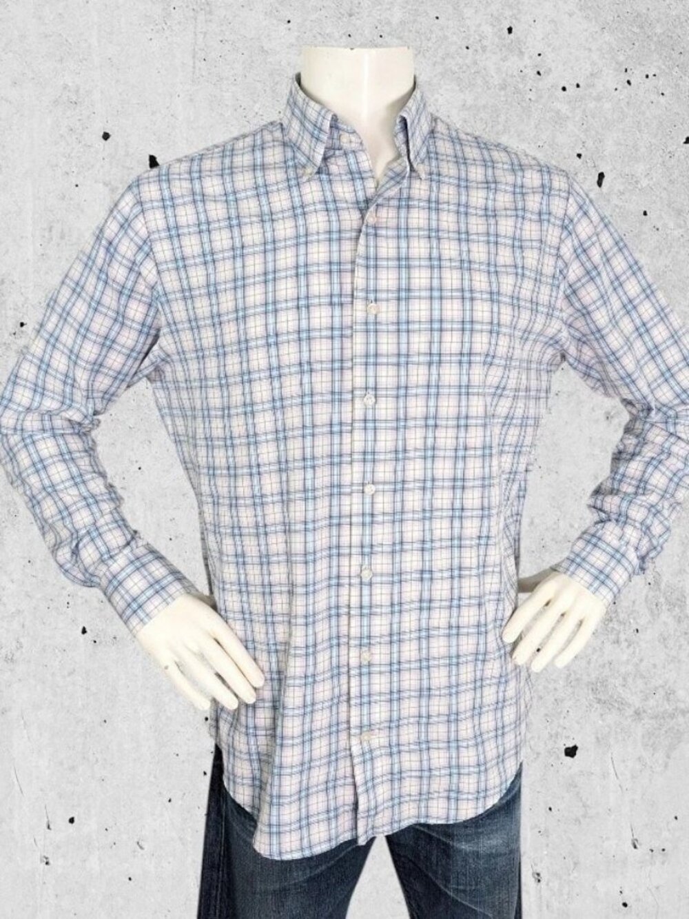 Peter Millar Crown Crafted Shirt Size Large Plaid